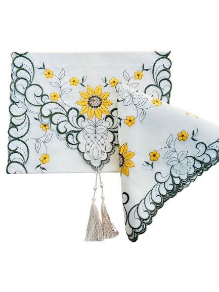 Center Table Mat with 6 Pieces